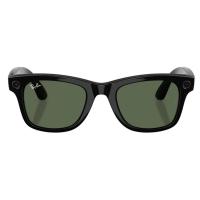 RAY-BAN META WAYFARER PARLAK SİYAH ŞEFFAF TRANSITIONS YEŞİL CAM SİZE 50 (2.NESİL) RW 4013