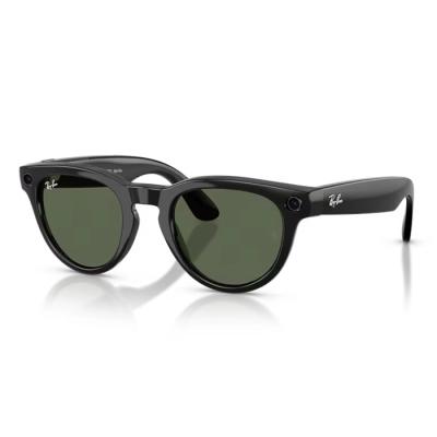 RAY-BAN META WAYFARER PARLAK SİYAH ŞEFFAF TRANSITIONS YEŞİL CAM SİZE 50 (2.NESİL) RW 4013
