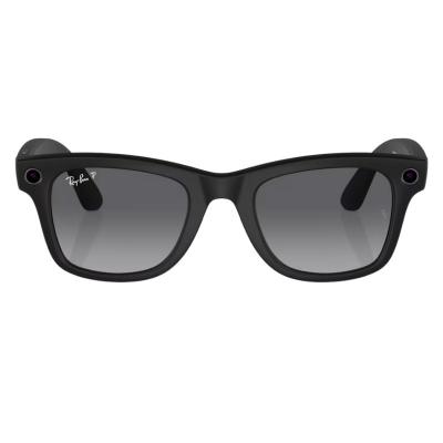 RAY-BAN META WAYFARER SUNGLASSES İN BLACK AND GRAPHİTE