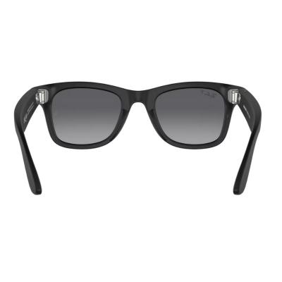 RAY-BAN META WAYFARER SUNGLASSES İN BLACK AND GRAPHİTE