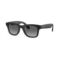 RAY-BAN META WAYFARER SUNGLASSES İN BLACK AND GRAPHİTE