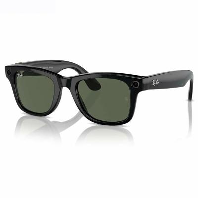 RAY-BAN WAYFARER 2. NESİL SHINY BLACK G15 GREEN