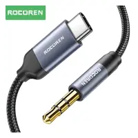 Rocoren Type-C to 3.5mm Jack AUX Hi-Fi DAC Ses Kablosu 3 Metre