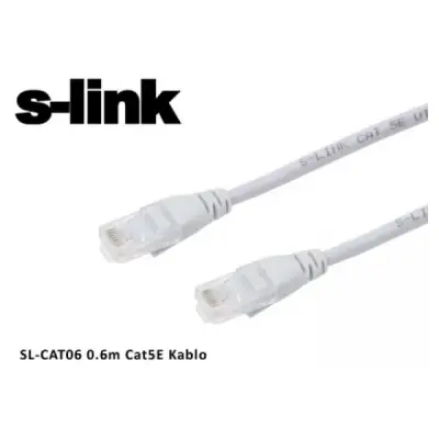 S-LINK SL-CAT06 RJ-45 0.60 METRE PATH CAT5E KABLO