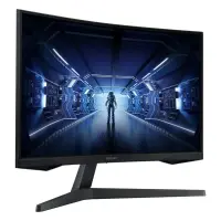 SAMSUNG 27" LC27G55TQBUXUF 2560x1440 1MS 144Hz DP/HDMI SIYAH +VESA +CURVED