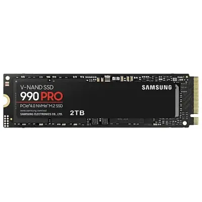 Samsung 990 PRO 2 TB 7450-6900MB-S NVME M.2 SSD (MZ-V9P2T0BW)