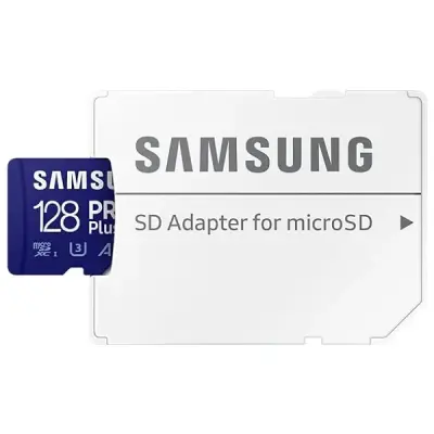 SAMSUNG PRO PLUS MB-MD128KA 128 GB MİCROSDXC HAFIZA KARTI + ADAPTÖR