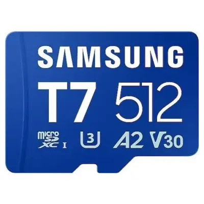 Samsung T7 MB-MB512T/WW Class 10 UHS-I U3 V30 512 GB Micro SD Kart