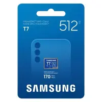 Samsung T7 MB-MB512T/WW Class 10 UHS-I U3 V30 512 GB Micro SD Kart