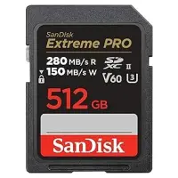 SANDISK EXTREME PRO SDSDXEP-512G-GN4IN UHS-II U3 V60 512 GB HAFIZA KARTI