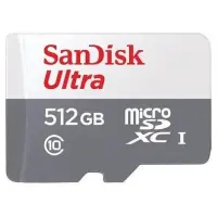 SanDisk Ultra SDSQUAC-512G-GN6MN Class 10 UHS-I U1 A1 512 GB Micro SD Kart