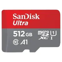 SanDisk Ultra SDSQUNR-512G-GN3MN Class 10 UHS-I 512 GB Micro SD Kart
