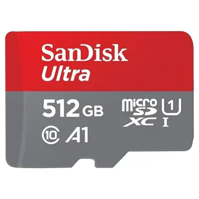 SanDisk Ultra SDSQUNR-512G-GN3MN Class 10 UHS-I 512 GB Micro SD Kart