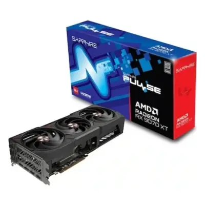 Sapphire RX 9070 XT Pulse 11348-03-20G 256 Bit GDDR6 16 GB Ekran Kartı