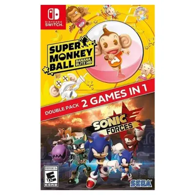 Nintendo Switch Sonic Forces + Super Monkey Ball: Banana Blitz Double Pack 2 Games In 1