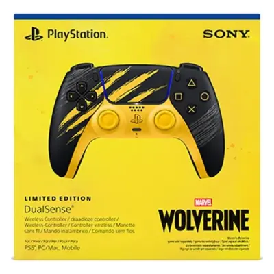 Sony DualSense Marvel's Wolverine Battle Yellow Limited Edition Kablosuz PS5 Oyun Kolu (Bilkom Garantili)