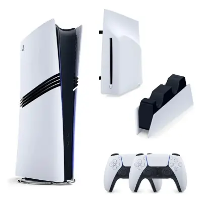 SONY PLAYSTATİON 5 PS5 PRO 2TB + 2.KOL + SONY ŞARJ İSTASYONU + PS5 DİSK SÜRÜCÜSÜ