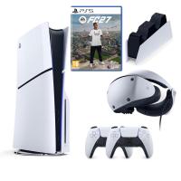 SONY PLAYSTATİON 5 PS5 SLIM CD Lİ + 2.KOL + FC 27 OYUNU + SONY ŞARJ İSTASYONU + PS5 VR 2