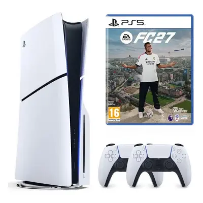 SONY PLAYSTATİON 5 PS5 SLIM CD Lİ + 2.KOL + FC 27 OYUNU