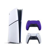 SONY PLAYSTATİON 5 PS5 SLIM DİGİTAL EDİTİON + 2.KOL DUALSENSE WİRELESS KOL - GALAKTİK MOR  (İTHALATÇI GARANTİLİ)