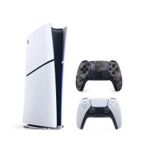 SONY PLAYSTATİON 5 PS5 SLIM DİGİTAL EDİTİON + 2.KOL DUALSENSE WİRELESS KOL - GRAY CAMOUFLAGE  (İTHALATÇI GARANTİLİ)
