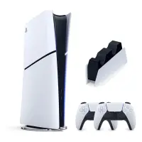 SONY PLAYSTATİON 5 PS5 SLIM DİGİTAL EDİTİON + 2.KOL + SONY ŞARJ İSTASYONU