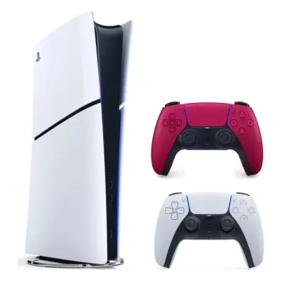 SONY PLAYSTATİON 5 PS5 SLIM DİGİTAL EDİTİON + 2.KOL DUALSENSE WİRELESS KOL - COSMIC RED  (İTHALATÇI GARANTİLİ)