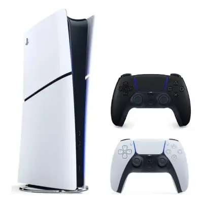 SONY PLAYSTATİON 5 PS5 SLIM DİGİTAL EDİTİON + 2.KOL DUALSENSE WİRELESS KOL - SİYAH (İTHALATÇI GARANTİLİ)