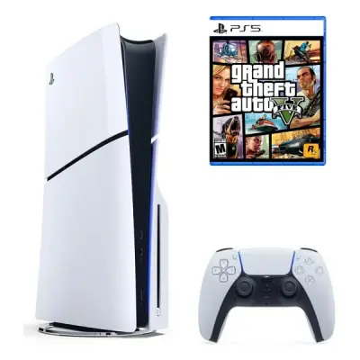 SONY PS5 PLAYSTATİON 5 SLİM CD Lİ 1TB + PS5  GTA 5  OYUN