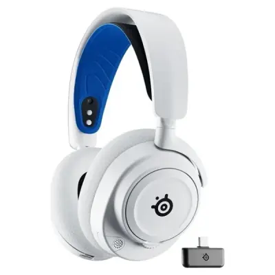 SteelSeries Arctis Nova 7P Beyaz Kablolu/Kablosuz Kulak Üstü Oyuncu Kulaklığı