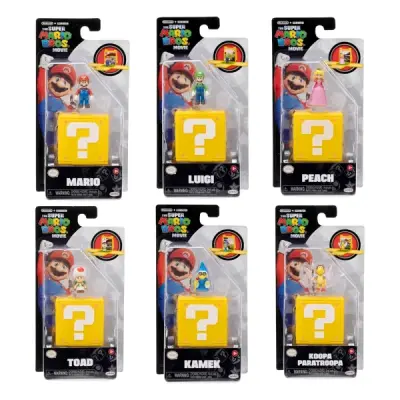 Süper Mario Mini Figür Koleksiyonu 6'lı Paket Seri 1