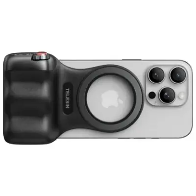 TELESIN Fun Shot Magnetic Grip 2 Siyah