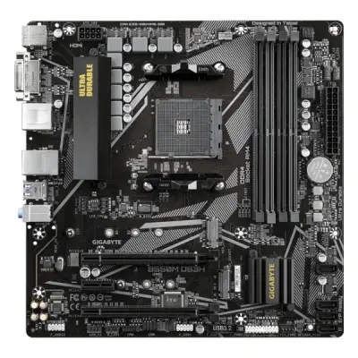 TEŞHİR GİGABYTE B550M-DS3H AMD B550 AM4 DDR4 4400 MHZ MASAÜSTÜ ANAKART