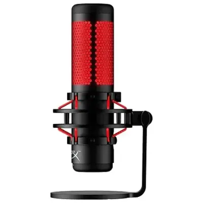 TEŞHİR HYPERX QUADCAST ELECTRET USB KONDANSATÖR MİKROFON, SİYAH/KIRMIZI