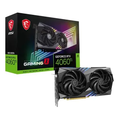TEŞHİR MSI VGA GEFORCE RTX 4060 TI GAMING X 8G RTX4060TI 8GB GDDR6 128B DX12 PCIE 4.0 X16 (3XDP 1XHDMI)