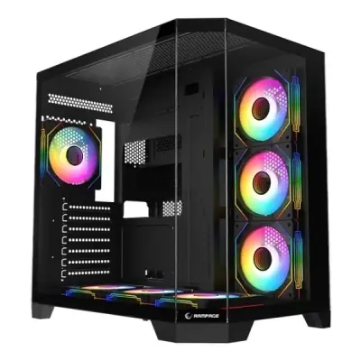 2.EL Rampage Mega V1 ARGB Fanlı Siyah ATX Oyuncu Kasası