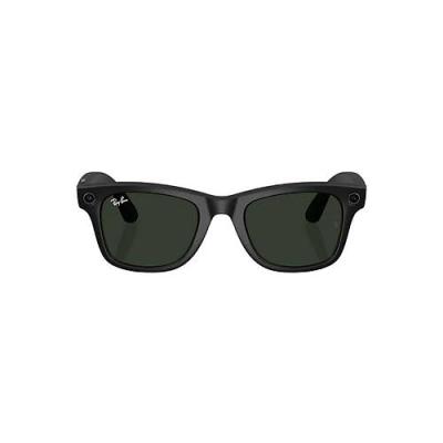 TEŞHİR RAY-BAN META WAYFARER AKILLI GÖZLÜK MAT SİYAH ŞEFFAF GRAFİT YEŞİL TRANSİTİONS CAM RENGİ RW4006