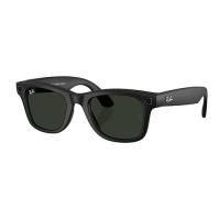 TEŞHİR RAY-BAN META WAYFARER AKILLI GÖZLÜK MAT SİYAH ŞEFFAF GRAFİT YEŞİL TRANSİTİONS CAM RENGİ RW4006