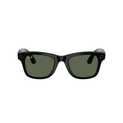 TEŞHİR RAY-BAN META WAYFARER PARLAK SİYAH YEŞİL CAM (2. NESİL) RW 4012