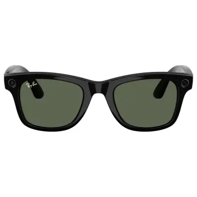 TEŞHİR RAY-BAN META WAYFARER PARLAK SİYAH YEŞİL CAM (2. NESİL) RW 4012