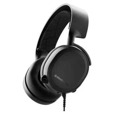 TEŞHİR STEELSERİES ARCTİS 3 SİYAH 2019 EDITION 7.1 SURROUND KABLOLU GAMİNG KULAKLIK (SSH61503) (KUTU AÇIK)