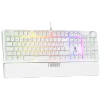Throne Lumina K1 Argb Red Switch - Makro Yazılım - Bilek Desteği - Full Anti-Ghosting 104 Tuşlu Mekanik Klavye