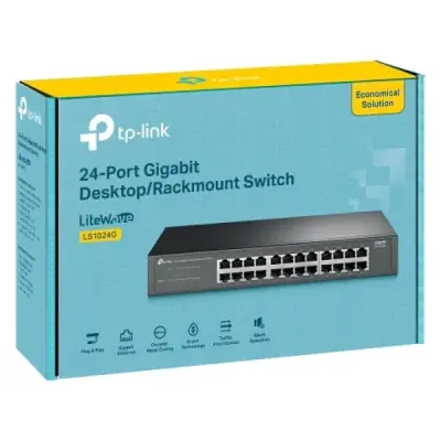 TP-Link LS1024G 24 Port 10/100/1000 Mbps Gigabit Switch