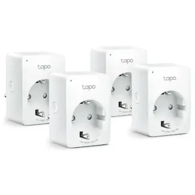 TP-LINK Min Mini Smart Wi-Fi Socket (4-pack) TAPO-P100-4P