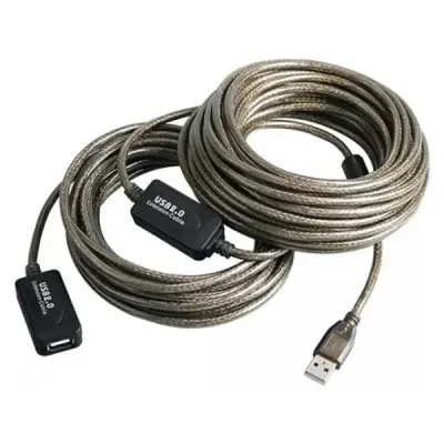 USB Uzatma Kablosu 20M Extension Cable Güçlendirilmiş USB Uzatma Dişi Erkek USB Kablo