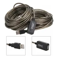 USB Uzatma Kablosu 20M Extension Cable Güçlendirilmiş USB Uzatma Dişi Erkek USB Kablo