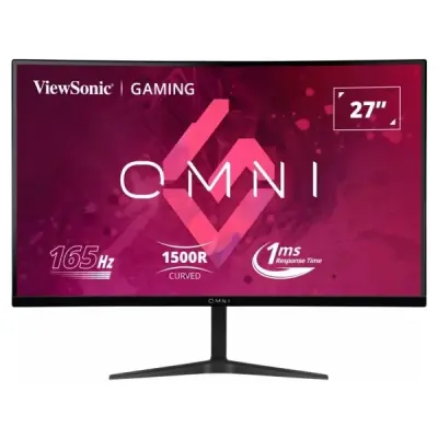 VİEWSONİC 27" VX2718-2KPC-MHD QHD 2560X1440 1MS 165HZ 2XHDMI DP 1500R CURVED FREESYNC GAMING MONİTÖR VX2718-2KPC-MHD