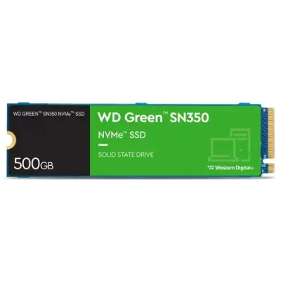 WD GREEN 500GB SN350 NVME GEN3X4 M.2 SSD OKUMA 2400MB / YAZMA 1500MB