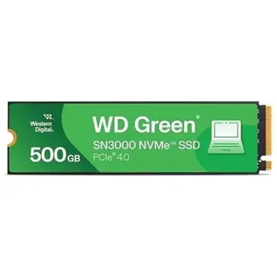 Western Digital Green SN3000 WDS500G4G0E PCI-Express 4.0 500 GB M.2 SSD