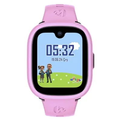 Wiky Watch 4g Göruntulu Konusma Akilli Çocuk Saati Pembe